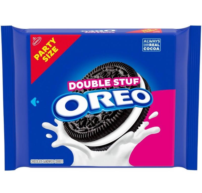 Buy OREO Double Stuf Chocolate Sandwich Cookies, Family Size