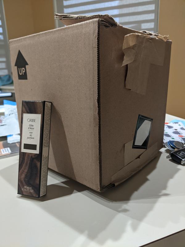 giant box for a tiny shipment