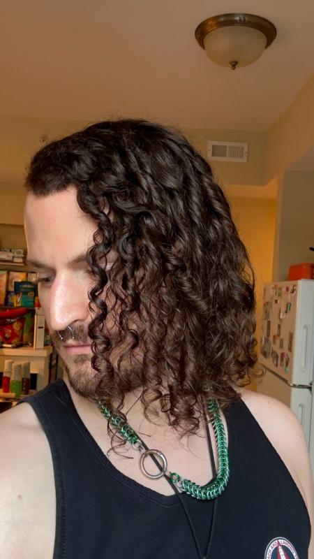 Customer photo for "Pleasantly surprised! It worked on my curly hair!"