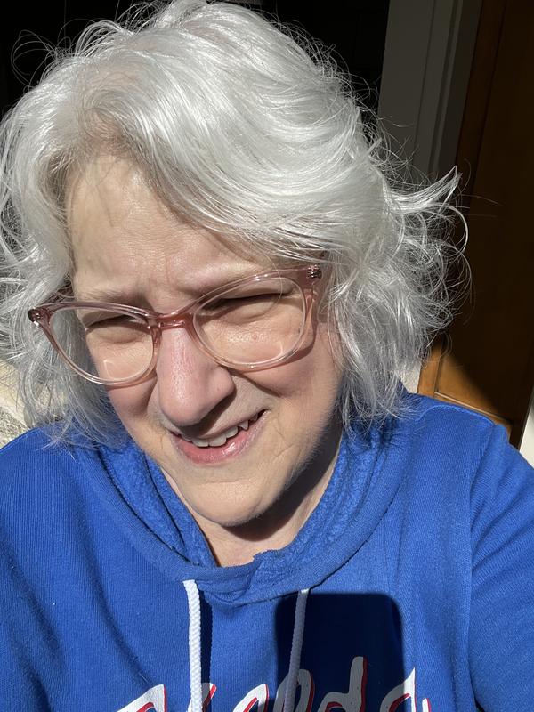 My silver white hair!