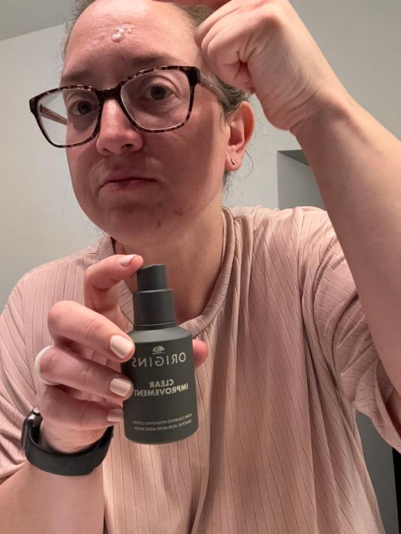 Removed inflammation from smaller acne spots.