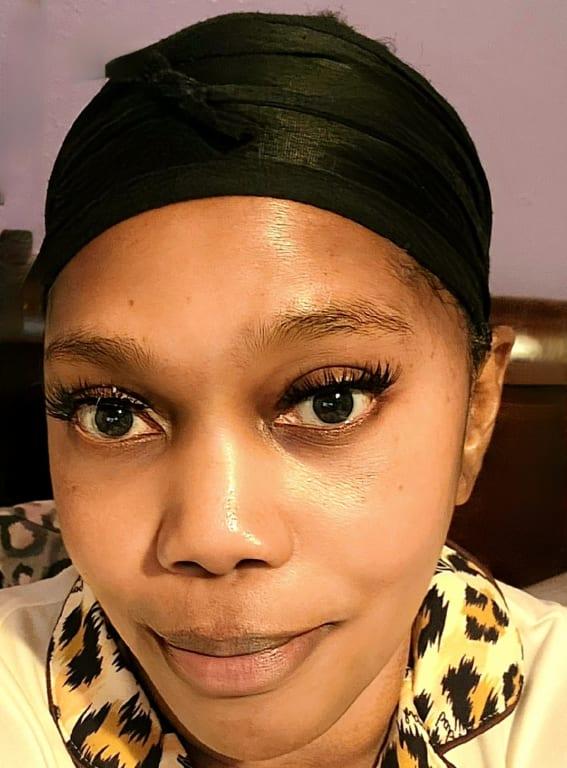 No make-up! Took pic after morning routine.