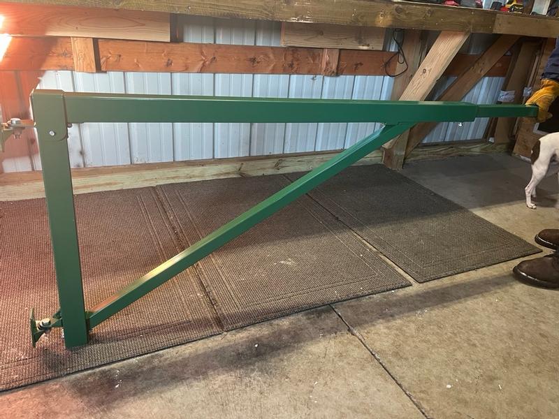 FIRST DEFENSE 11.76-ft x 2.37-ft Green Steel Driveway Gate in the ...