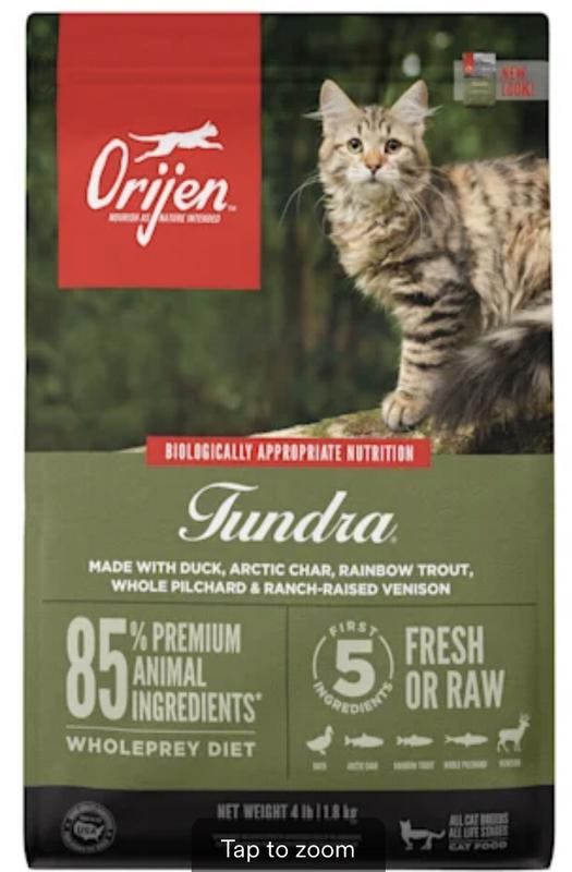 Orijen tundra clearance dry cat food