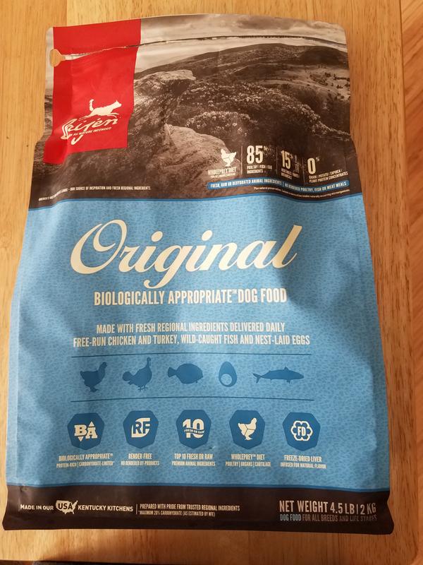 Orijen original dry dog food best sale