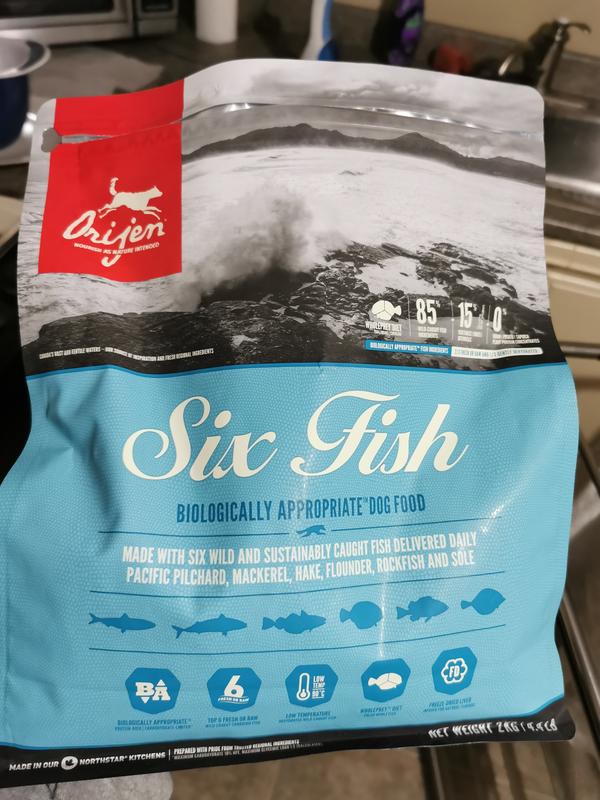 Orijen 6 fish dog best sale food ingredients