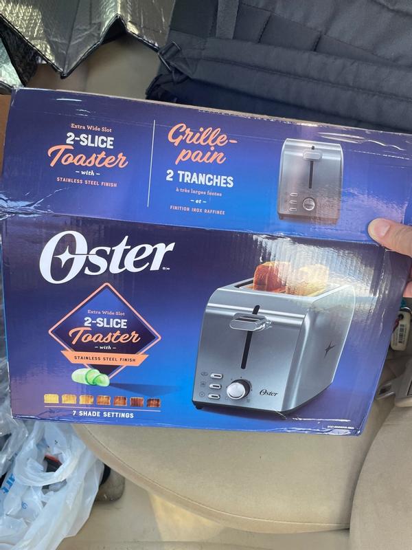 Oster® 2-Slice Toaster with Extra Wide Slots, Stainless Steel Meijer