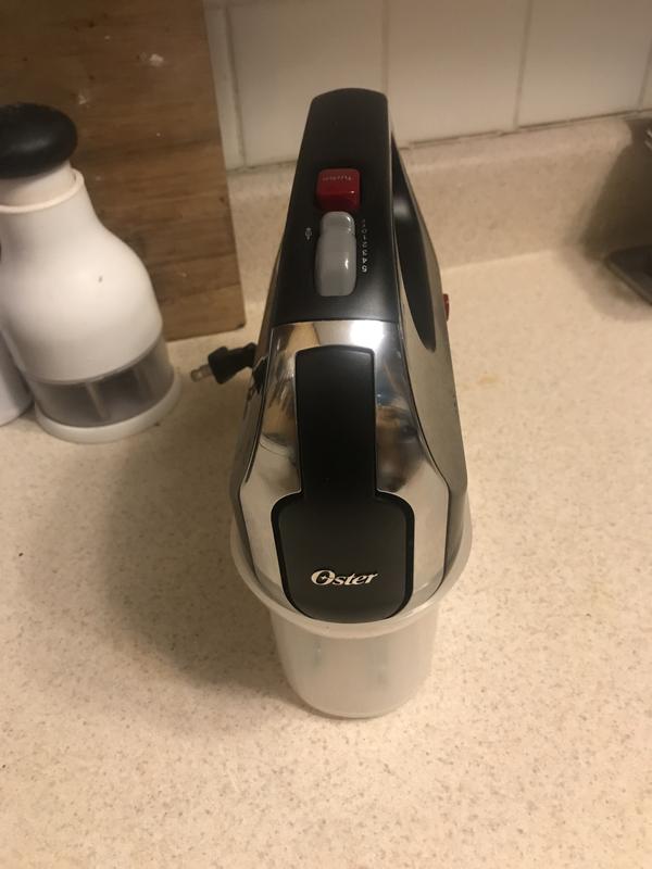 Black Oster FPSTHM0152-NP 5 Speed Hand Mixer with Storage Case 