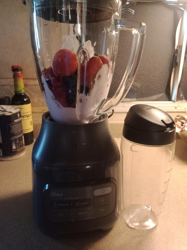 Oster® One Touch Blender with Auto Programs and 6-Cup Glass Jar