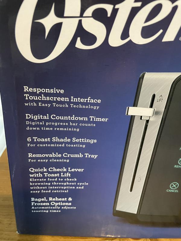 Touch Screen Toaster Oster 4-Slice Stainless Steel Digital