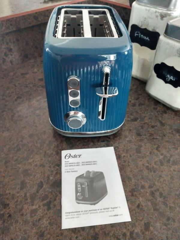 Oster Retro 2-Slice Toaster with Extra Wide Slots