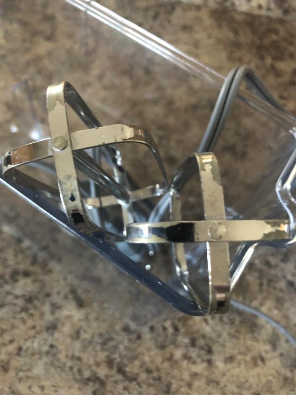 The beaters are chipping so I guess we have eaten the metal!