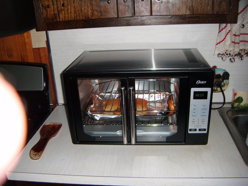 New electric oven.