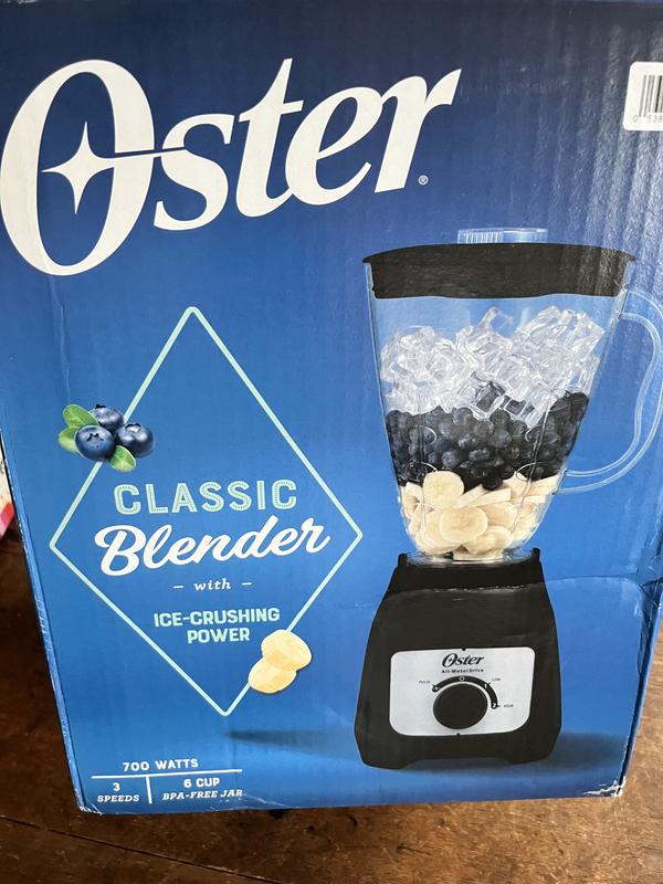 Oster Classic Series Blender With Ice Crushing Power In Black