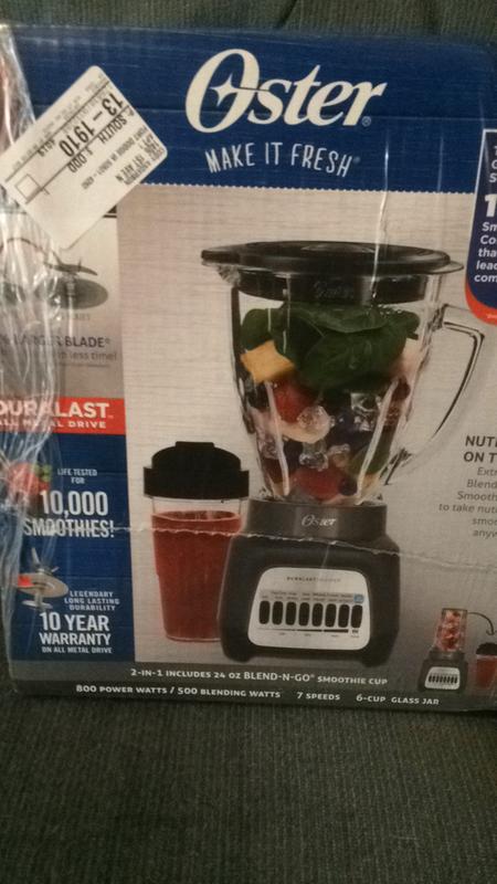 Oster Series Plus Blend-N-Go Cup With Glass Jar