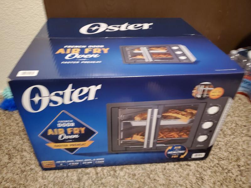 Oster TSSTTVFDDG-B French Door Toaster Oven, Extra Large, Black