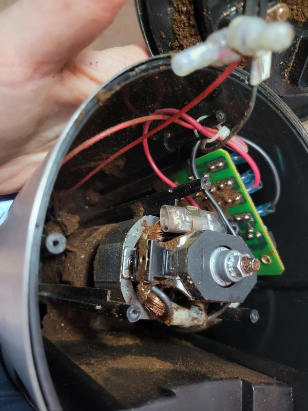 After I emptied the grinds