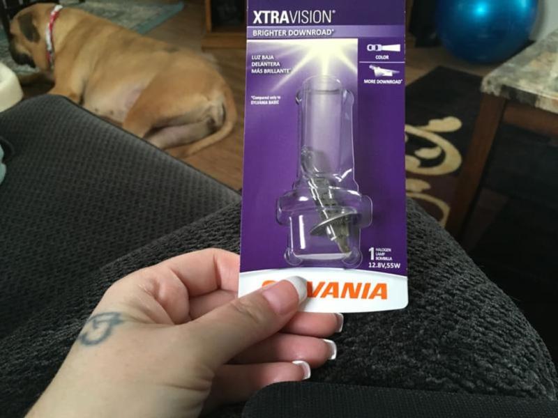 My new headlight bulb