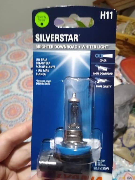 My new whiter brighter Headlight light bulb
