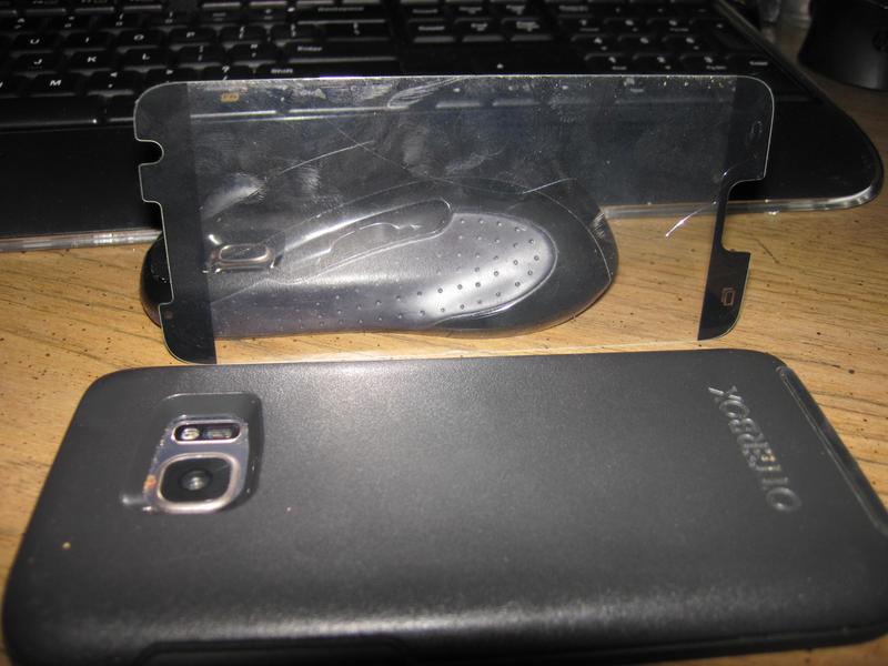 S7 Back of Otterbox and Alpha Glass