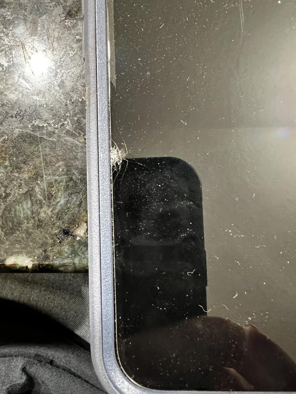 Broken glass on new iPhone 16