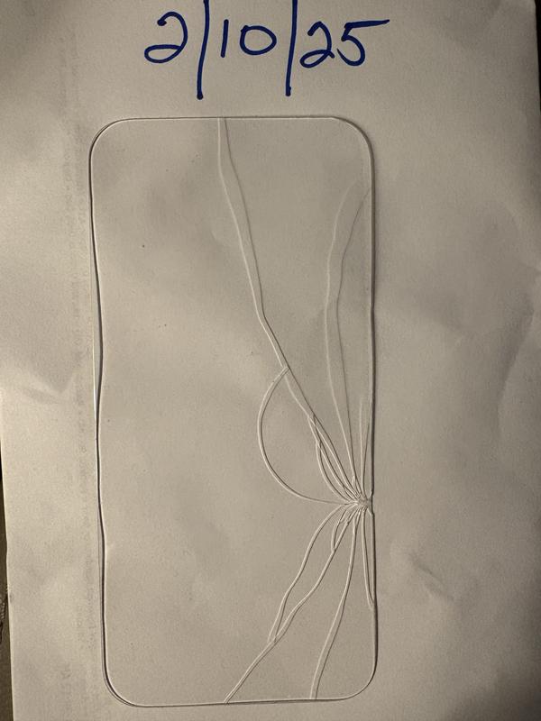 Cracked Glass Screen Protector