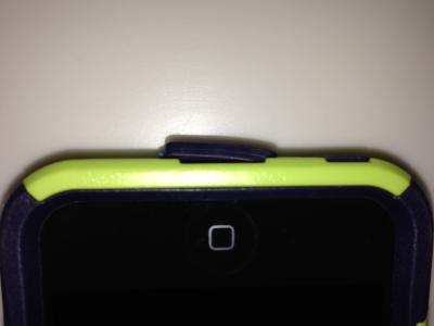 This is as far as the port cover will close.