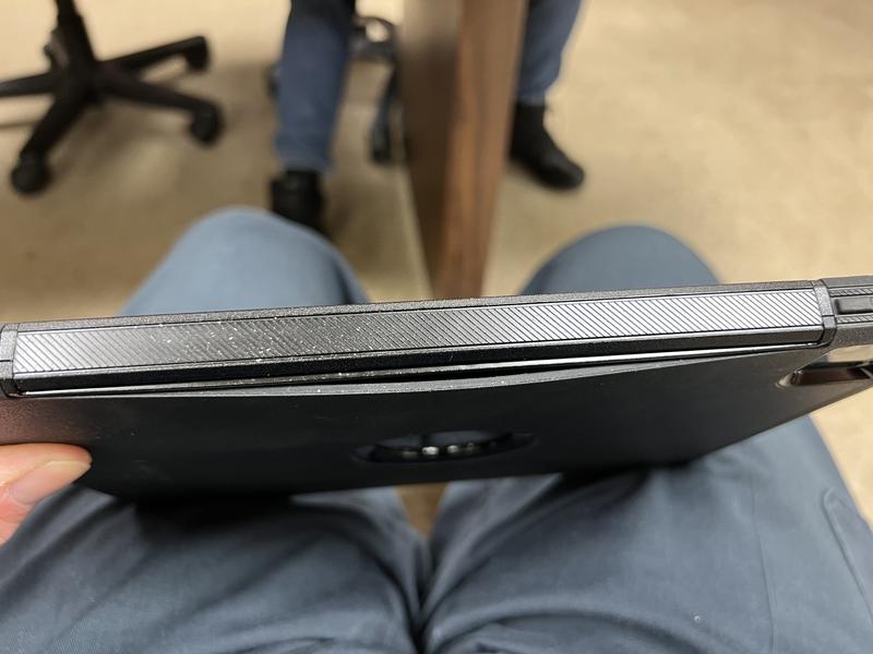 Side where iPad pencil door is