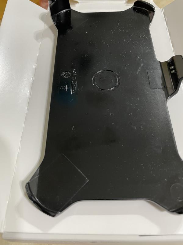 Left down corner broken