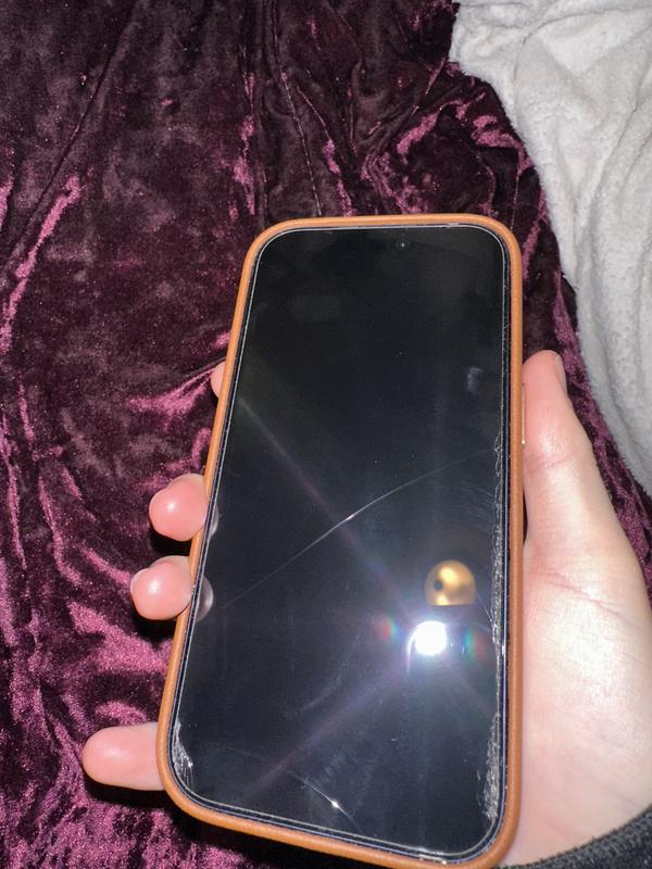 The edge of the screen protector crumbled creating sharp edges