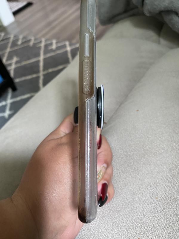 Half yellow half clear