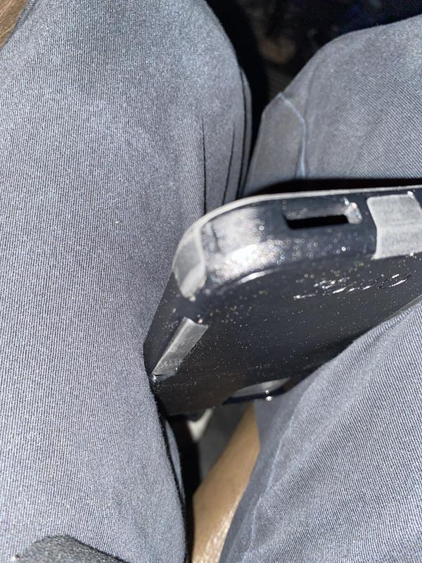 Dent on bottom corner