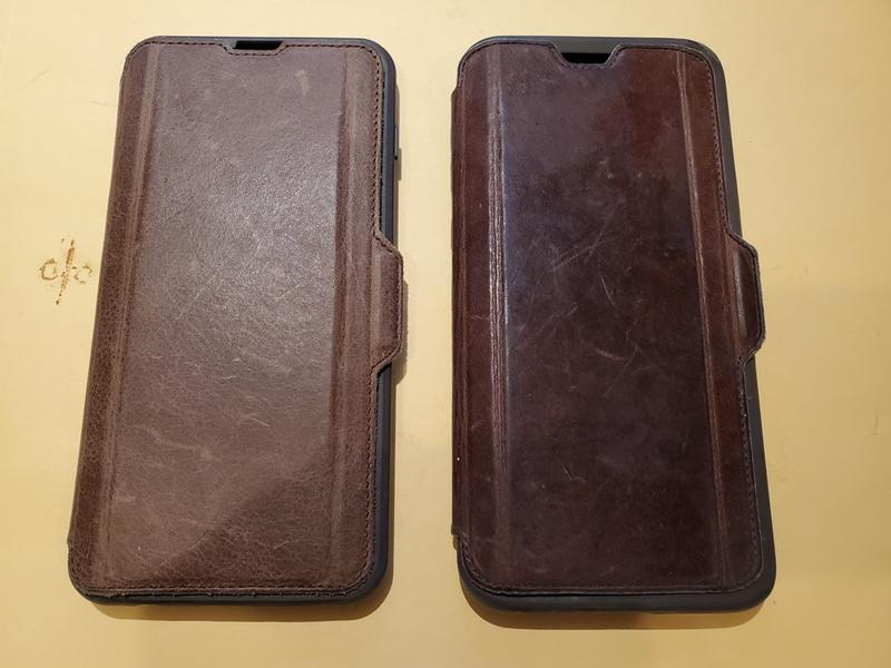 Otterbox Strada case Galaxy 10+ new on left