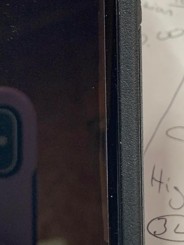 I pressed on the edges and it would not stick and it was brand new.