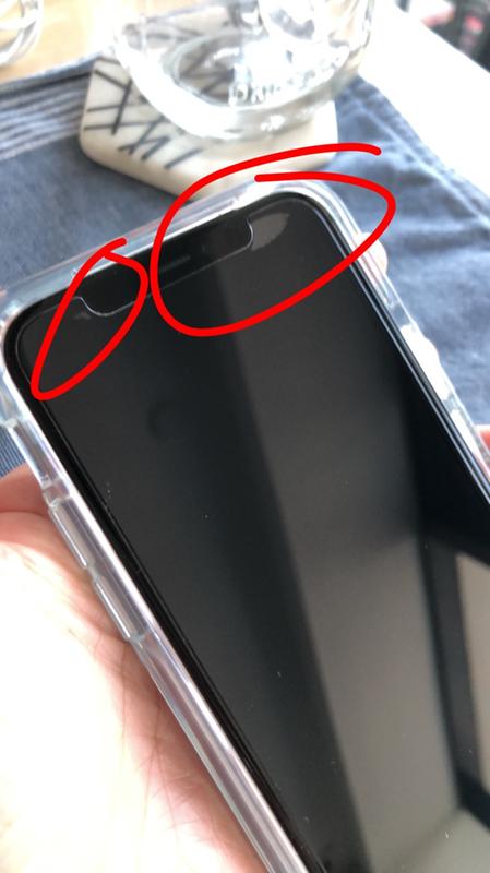 screen protector bubbles
