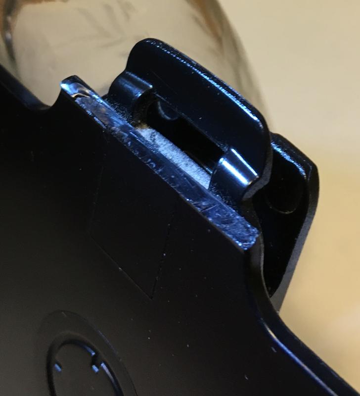 Locking tab broken off