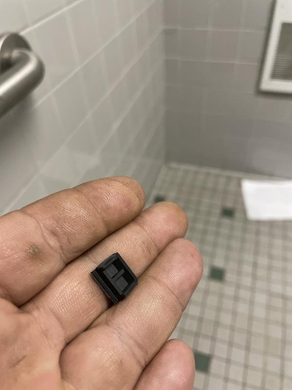 The cover piece for the charger port