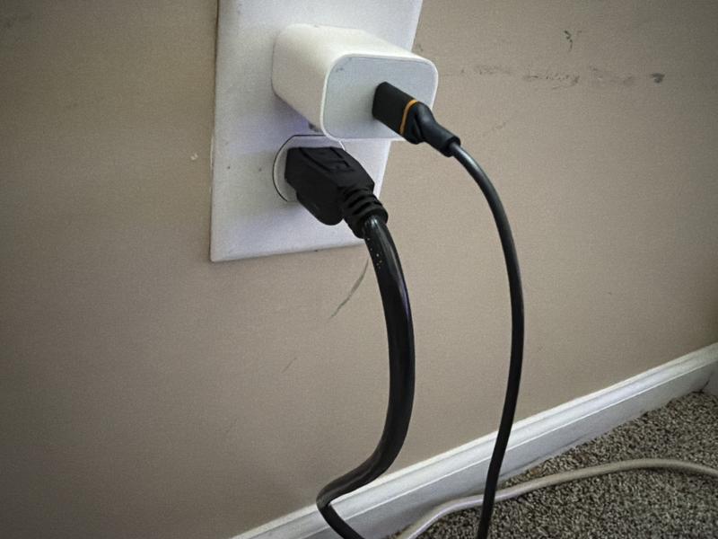 I had to find a white block to even be able to use charger