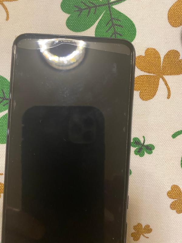 This bubbles up even more over time.It was perfect prior to putting case on.