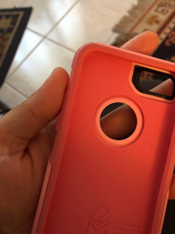 Look at the discoloration of the rubber part