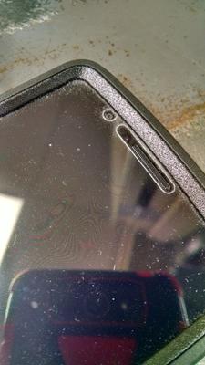 Dusty screen protector