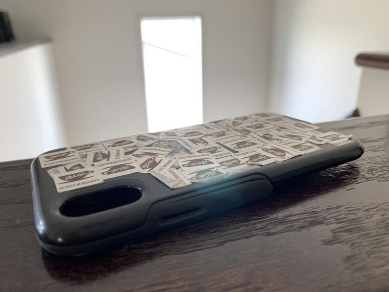 It also accumulated a lot of McDonald’s coffee stickers