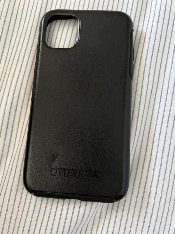 View of the gash in the plastic