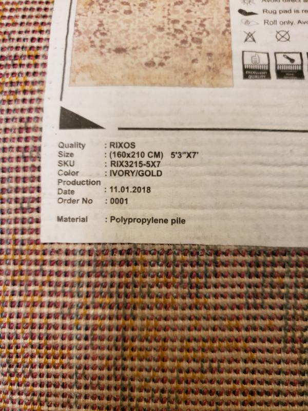 Ottomanson Rixos 6 X 7 (ft) Beige Indoor Area Rug at Lowes.com