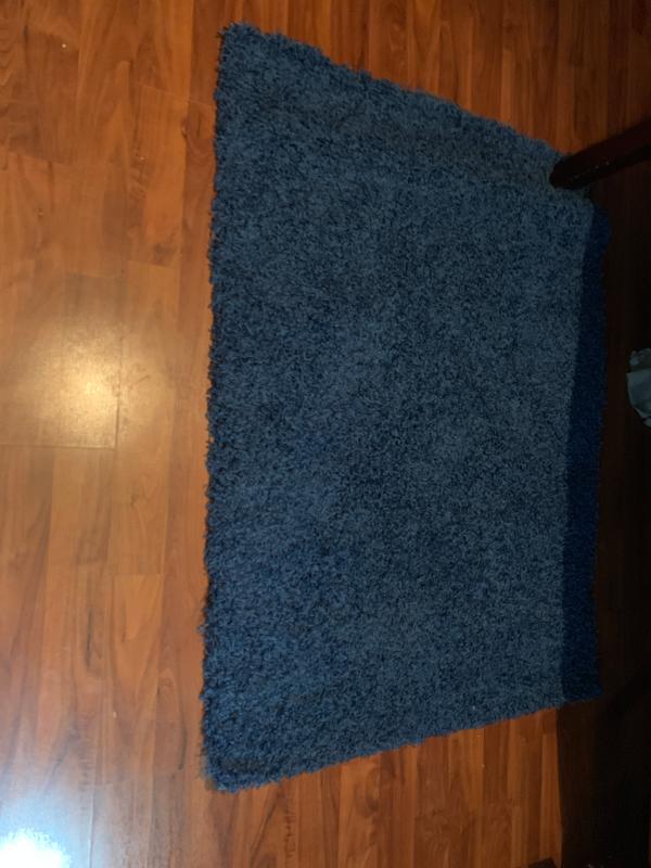 Ottomanson Fluffy 3 X 5 (ft) Red Indoor Solid Mid-century Modern Area ...