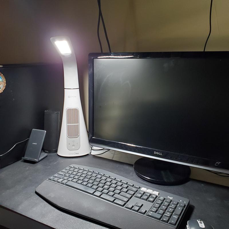 OttLite Wellness Series SanitizingPro LED Desk Lamp And UV Air