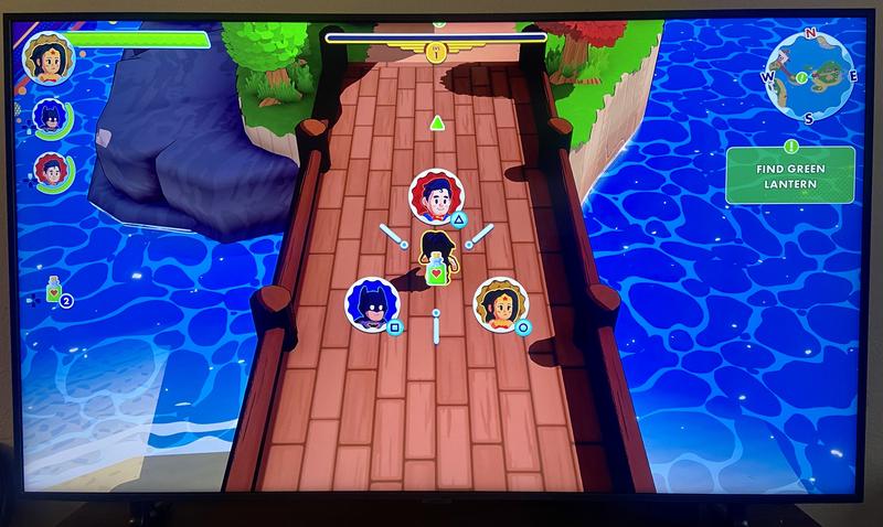 Enjoying playing with their favorite characters