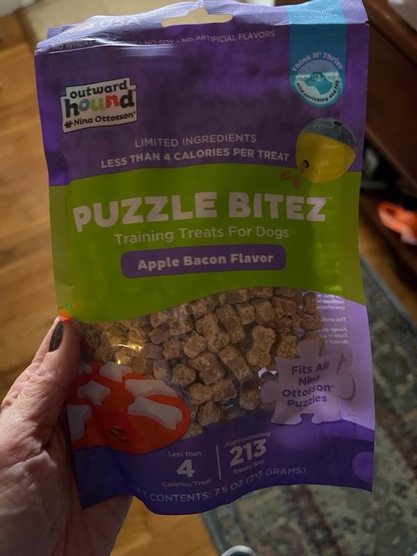 Outward Hound Nina Ottosson Puzzle Bitez Training Treats for Dogs Peanut  Butter Flavor Soft Small Dog Treats Dog Training Treats