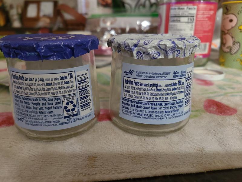 Oui Lids Sold Individually for Glass Yogurt Container Blue Food Safe Crafts Jar  Lids Plastic Lids Regular Jar Petite Jar 