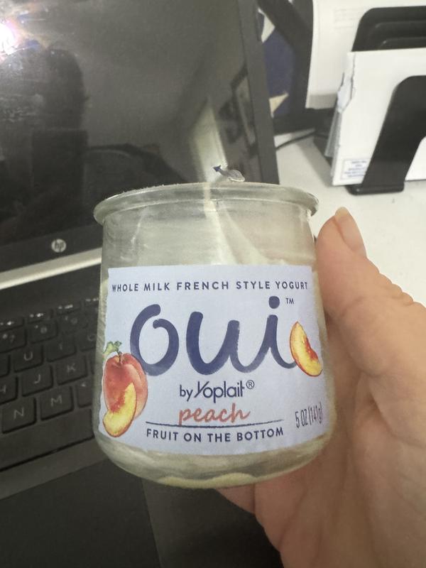 Peach French Style Yogurt - Flavors - Oui by Yoplait